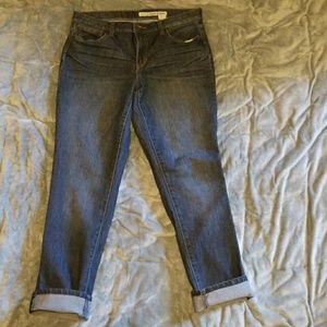 DKNY roll up cuff jeans
